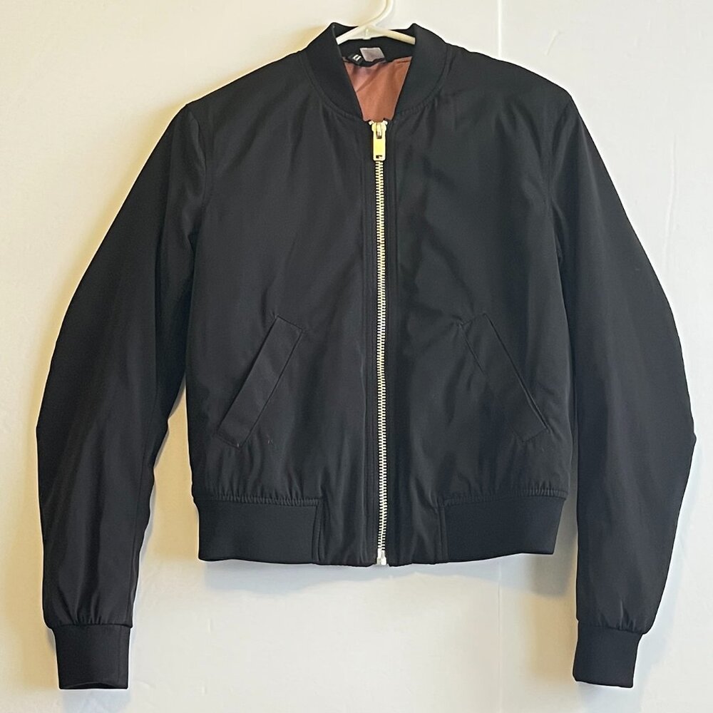 H&M Divided Black Bomber Jacket